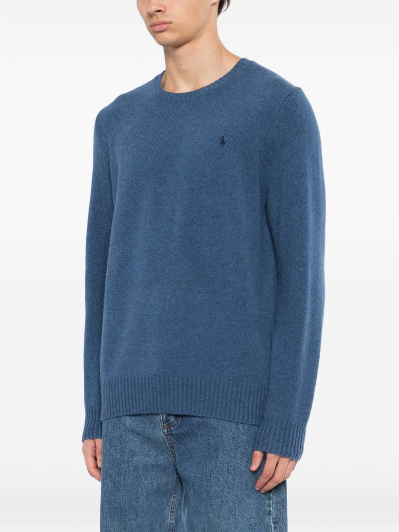 blue logo sweater 3