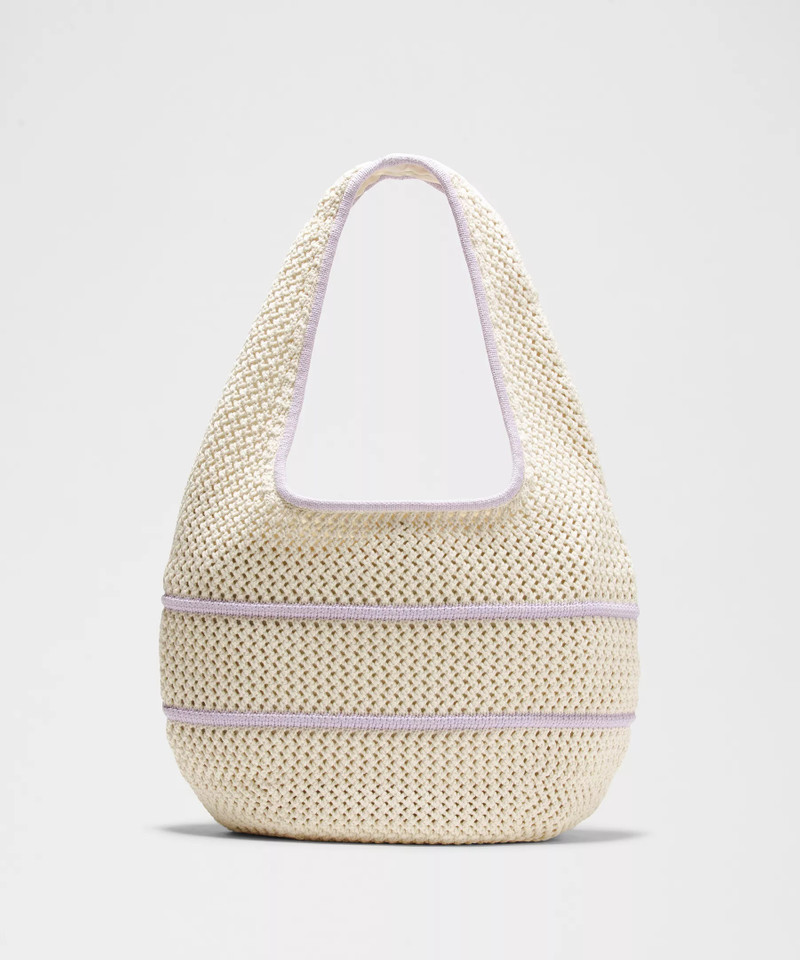 Cotton Crochet Shoulder Bag 7L 3