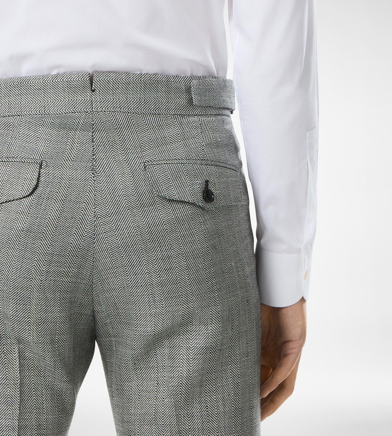 TOM FORD WOOL SILK LINEN SHARKSKIN PANT outlook