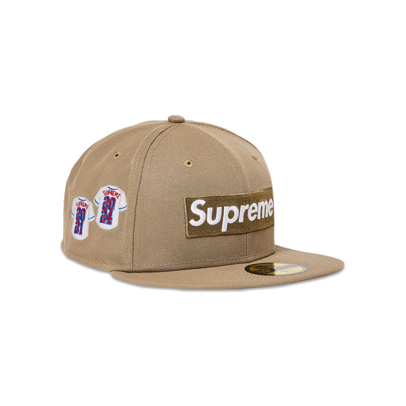Supreme Supreme Jerseys Box Logo New Era 'Khaki' outlook