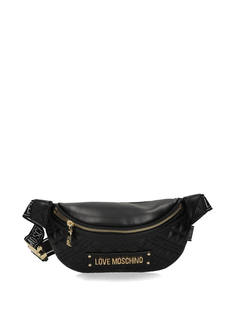quilted logo belt bag 1