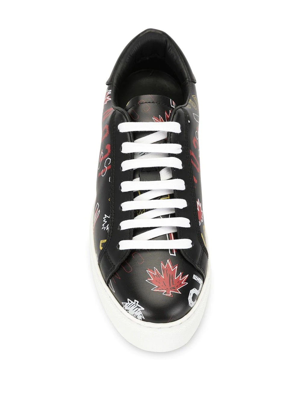 Icon print sneakers - 4