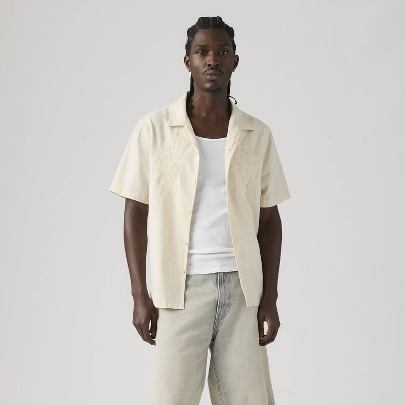 SUNSET CAMP COTTON LINEN SHIRT 3