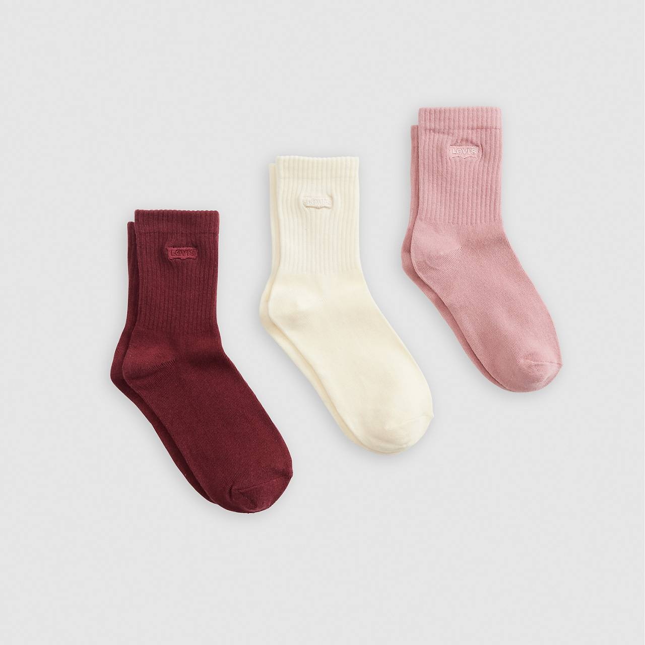 BATWING EMBROIDERY SHORT CUT SOCKS - 1