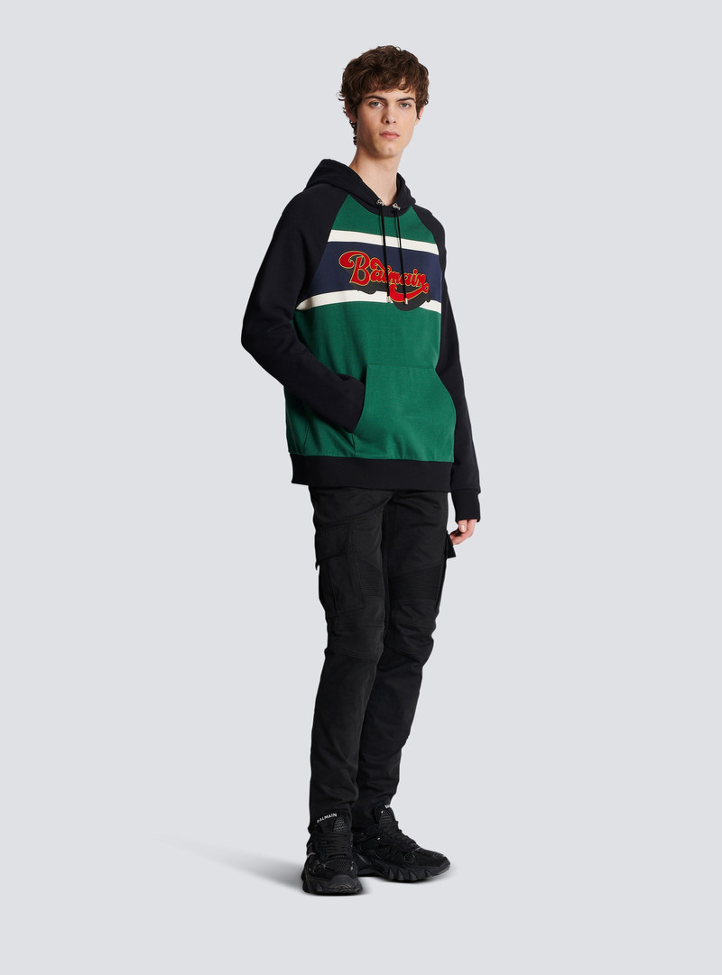 Balmain retro '70s hooded sweatshirt 3