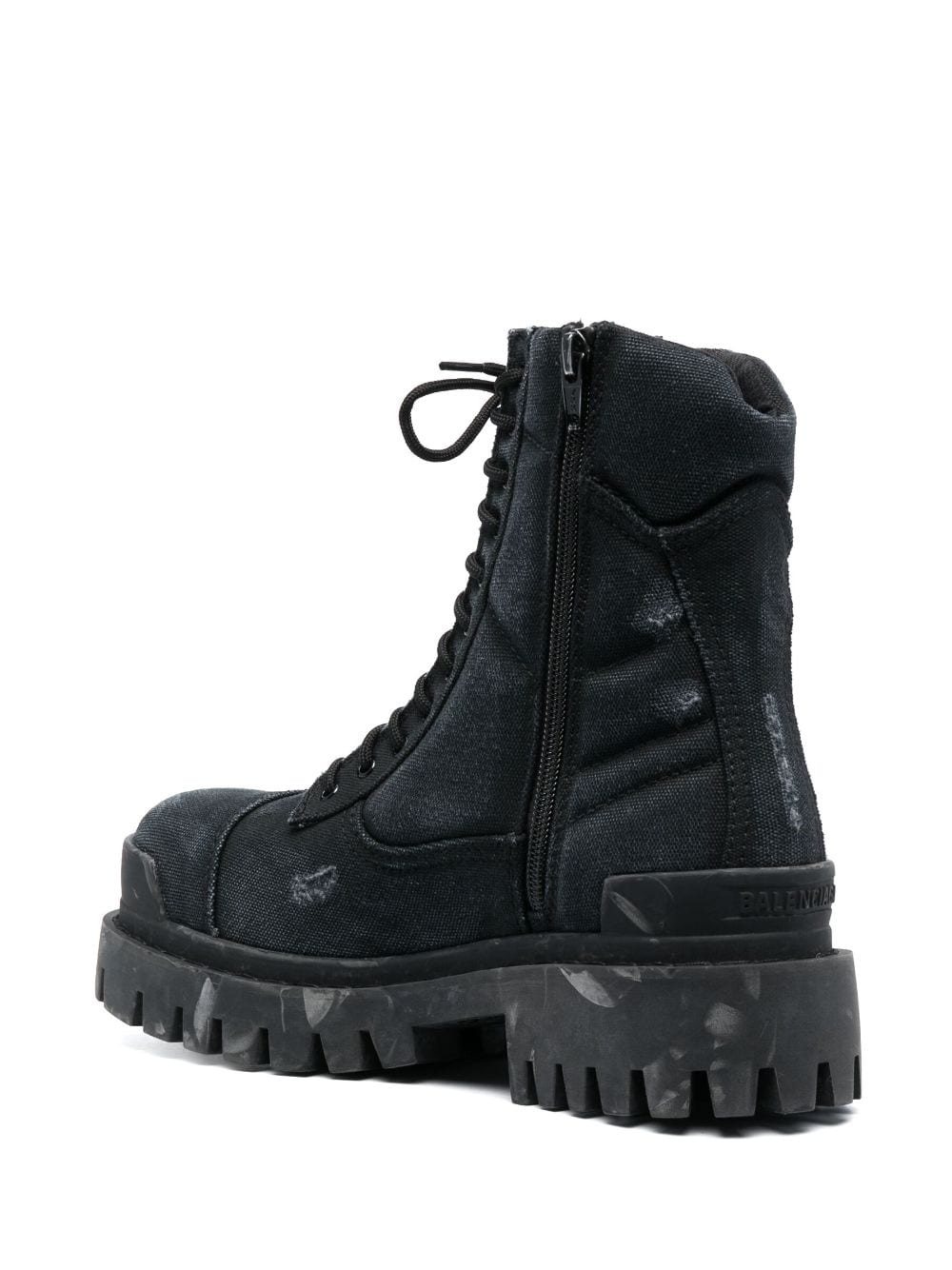 lace-up combat boots - 3