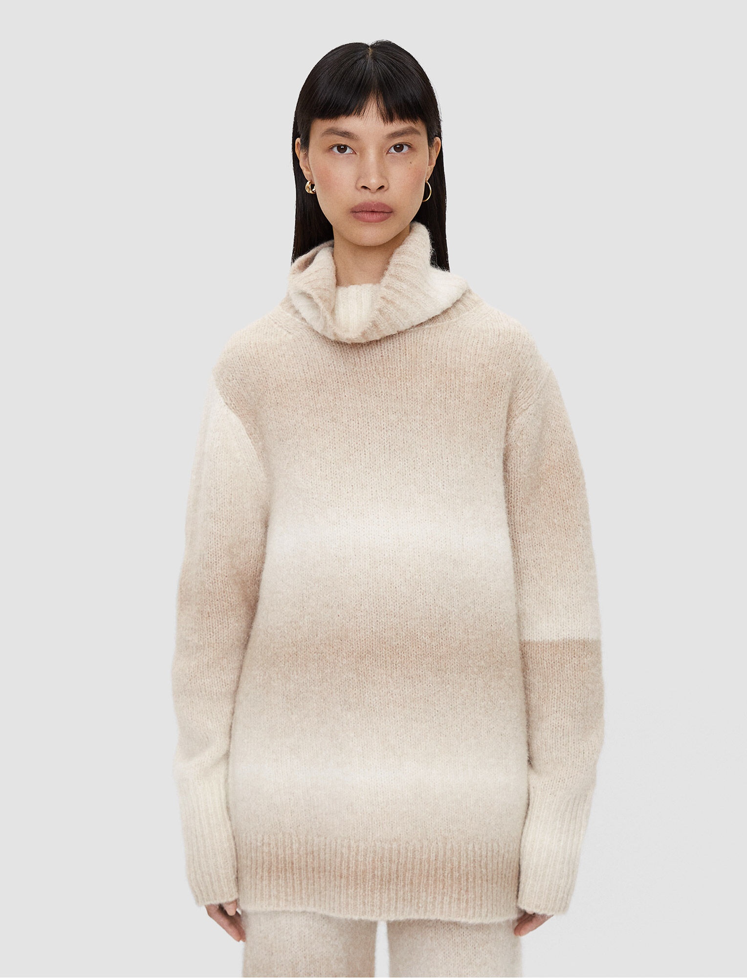 Printed Knit High Neck Jumper - 3
