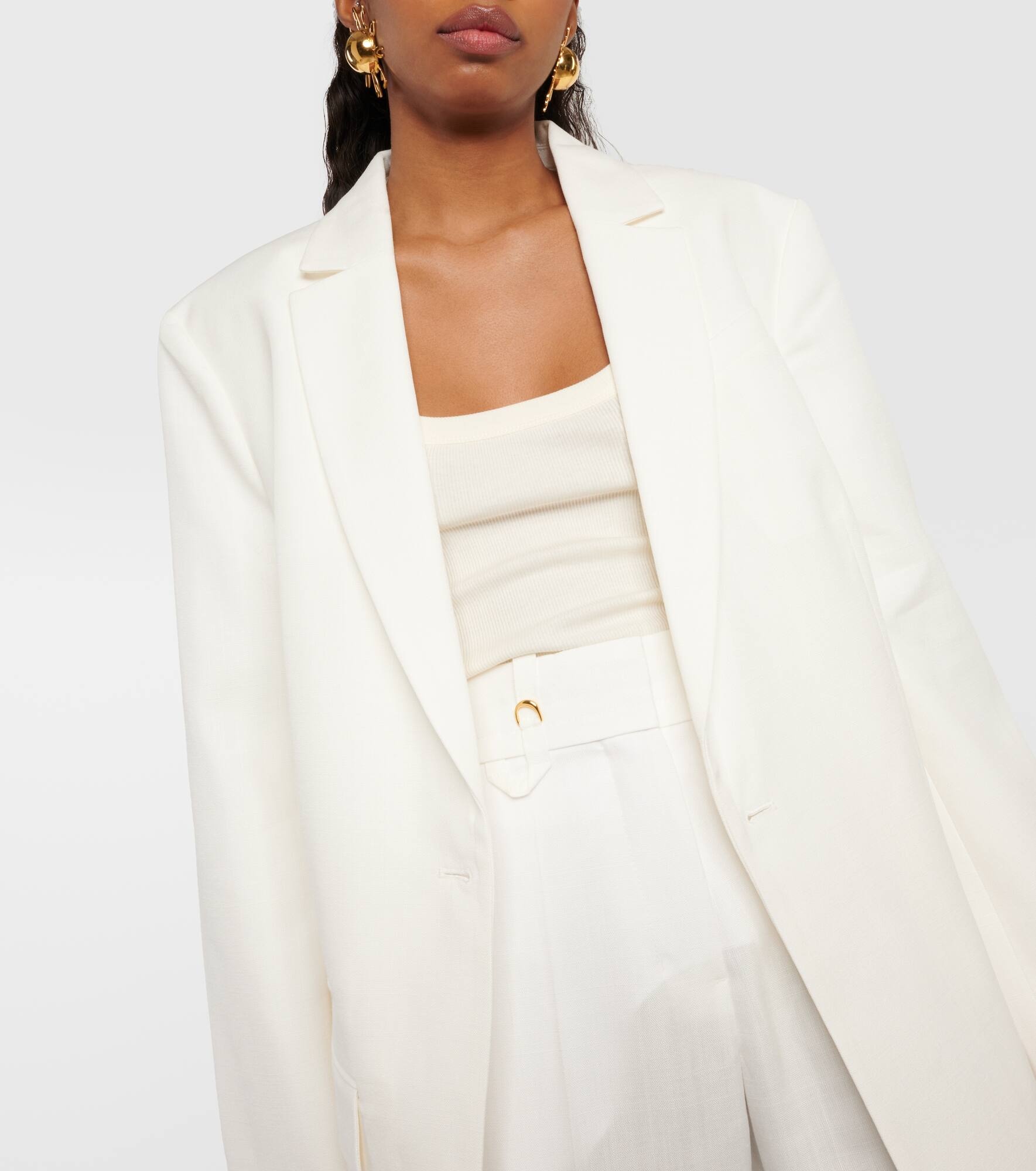 La Veste Tibau asymmetric blazer - 4