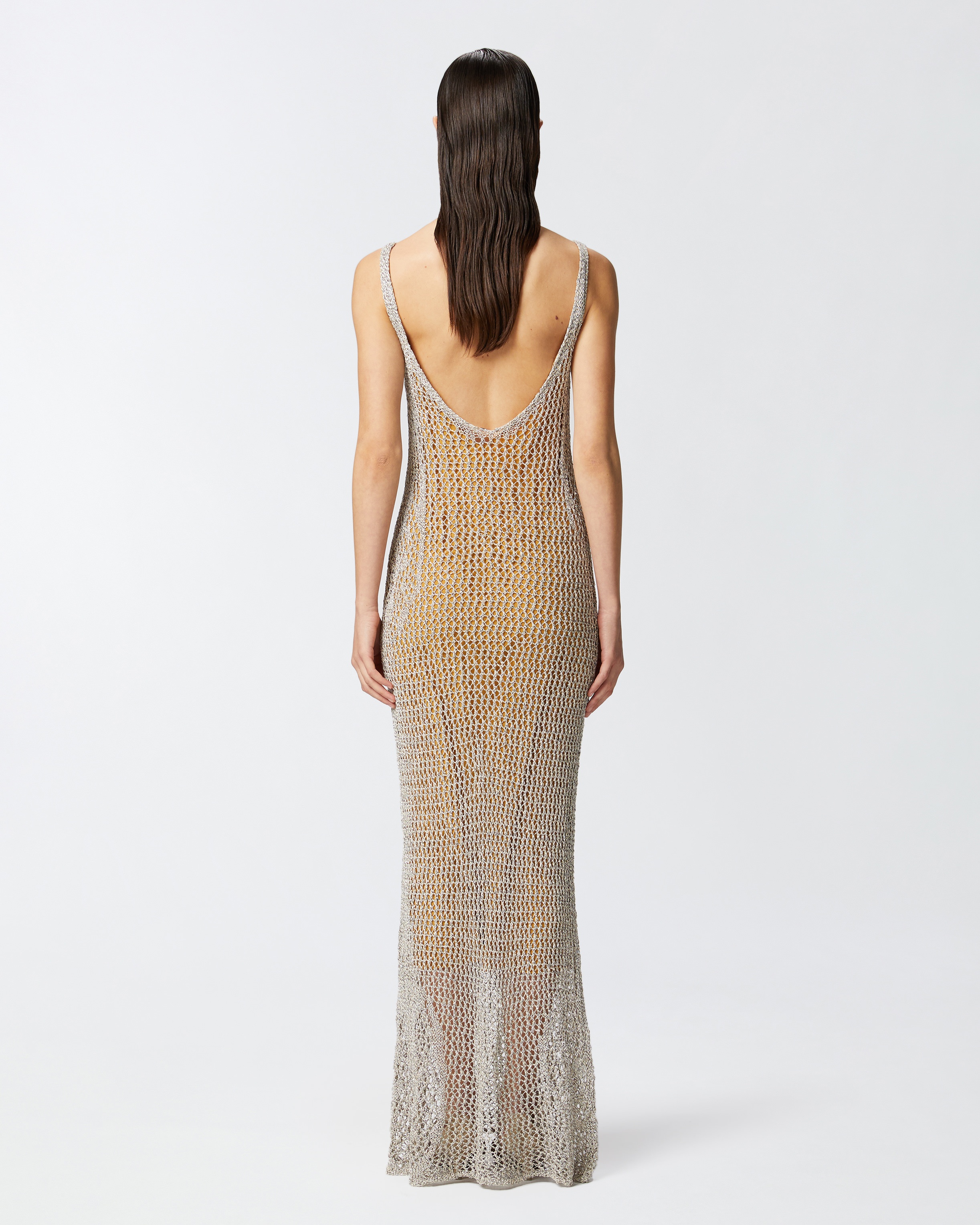 PERFORATED MERMAID DRESS WITH SEQUINS - 4