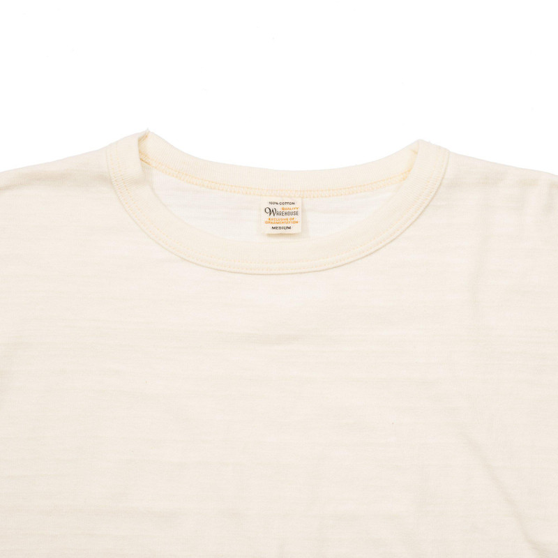 Warehouse & Co. Warehouse & Co Lot. 4800 Baseball Tee Cream/ Bordeaux outlook