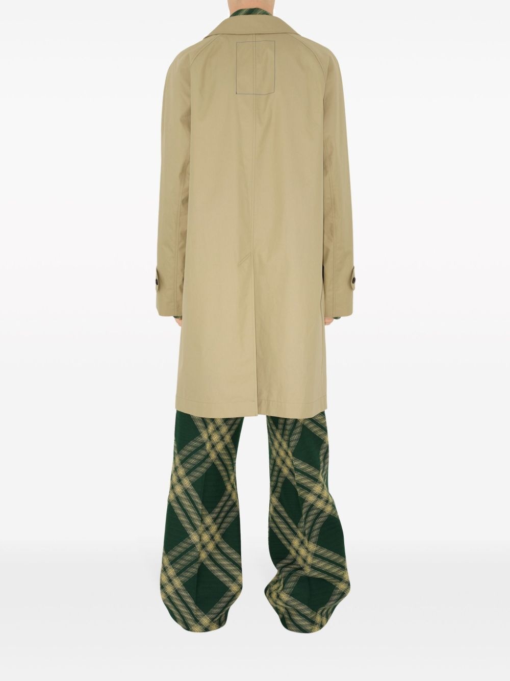 classic above-the-knee raincoat - 4