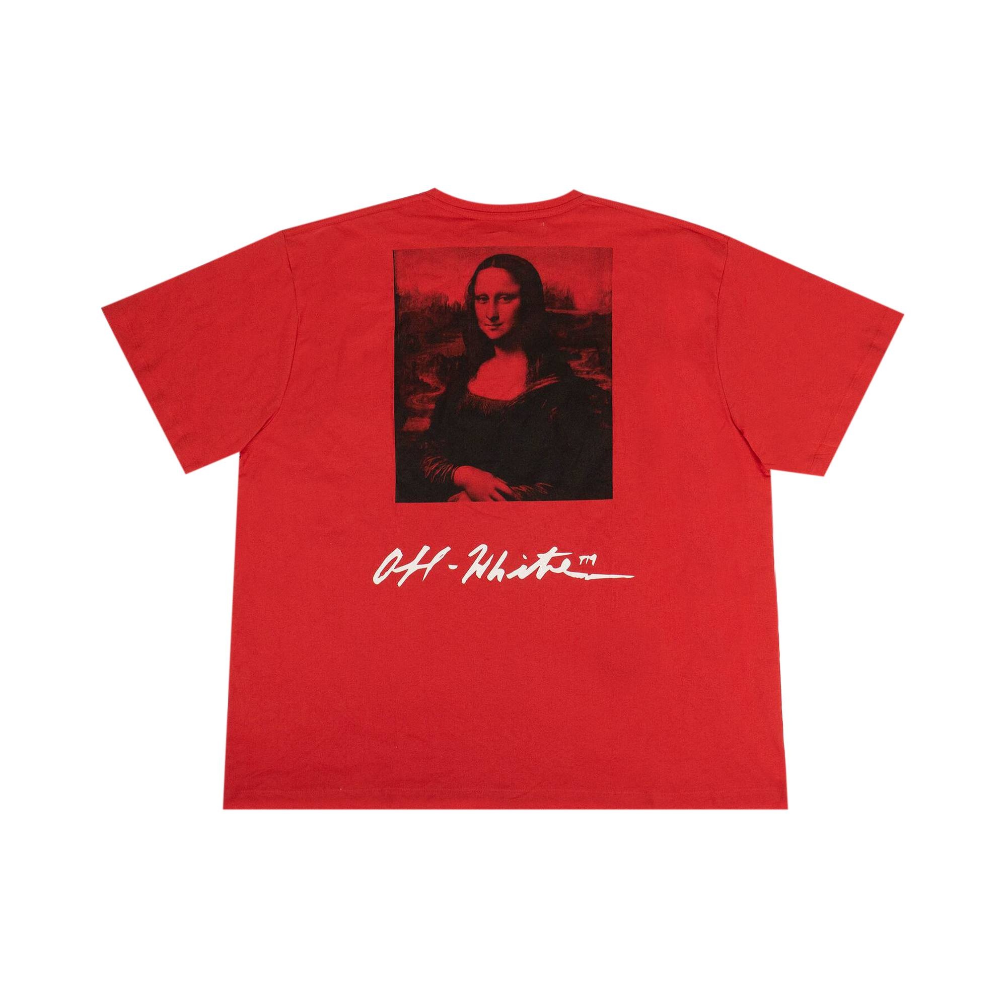 Off-White Mona Lisa Oversized T-Shirt 'Red' - 2