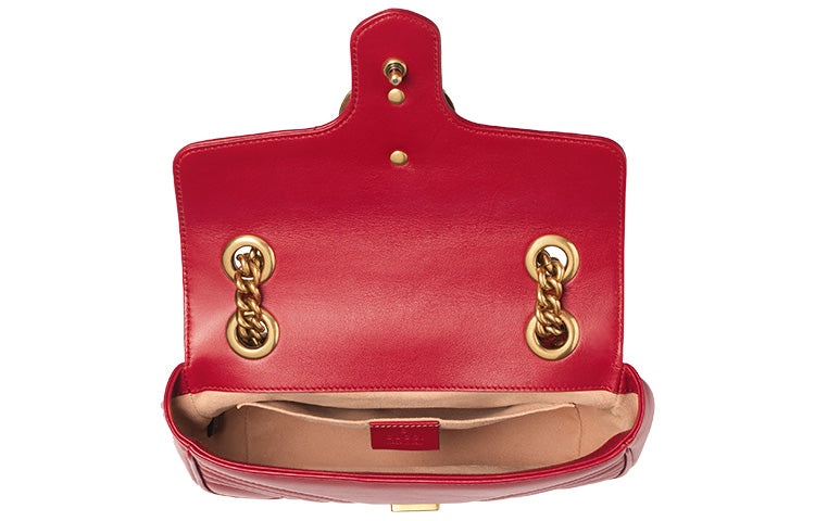 (WMNS) Gucci GG Marmont Mini Shoulder Bag Red 446744-DTDIT-6433 - 8
