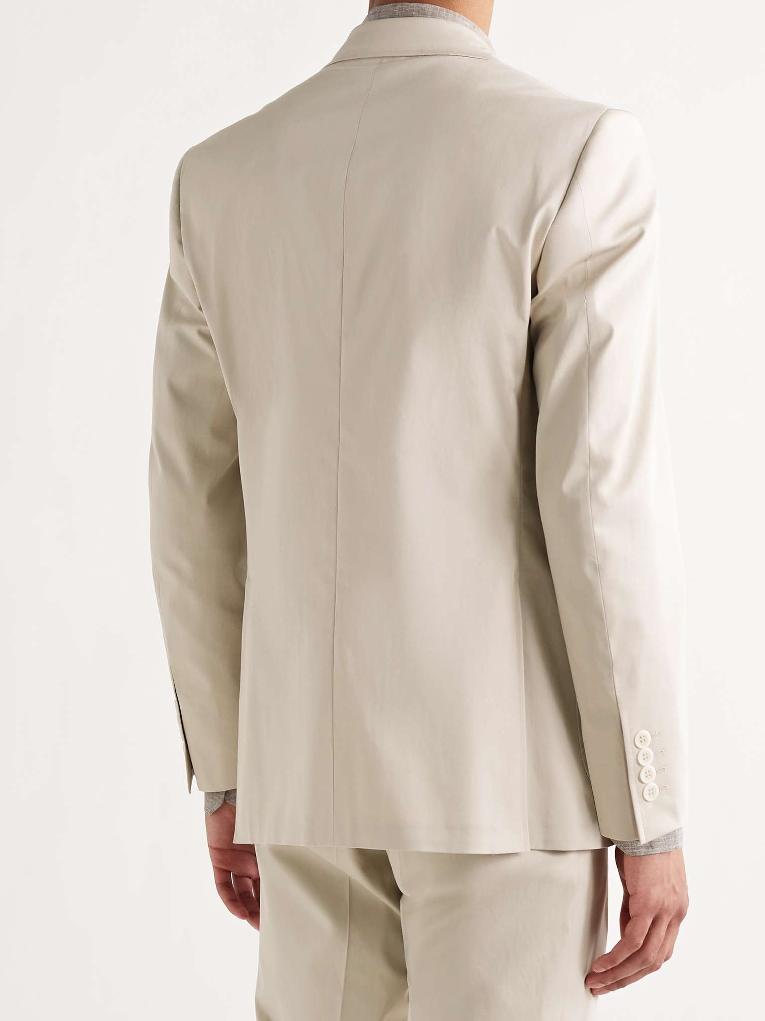 Slim-Fit Cotton-Blend Twill Suit Jacket - 4