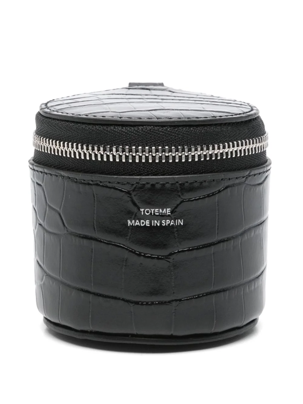 crocodile-embossed jewelry box - 1