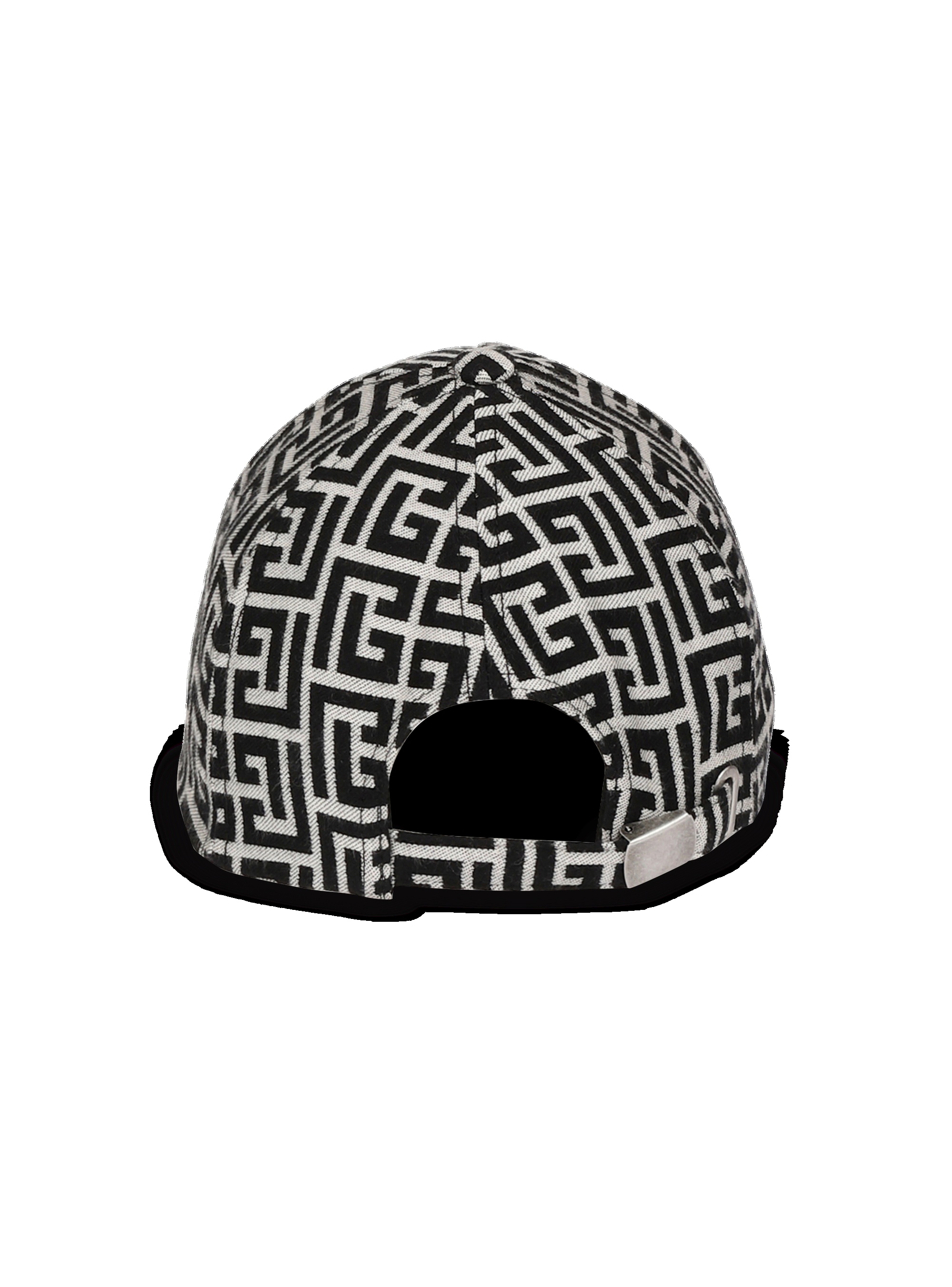 Cotton cap with Balmain monogram - 3