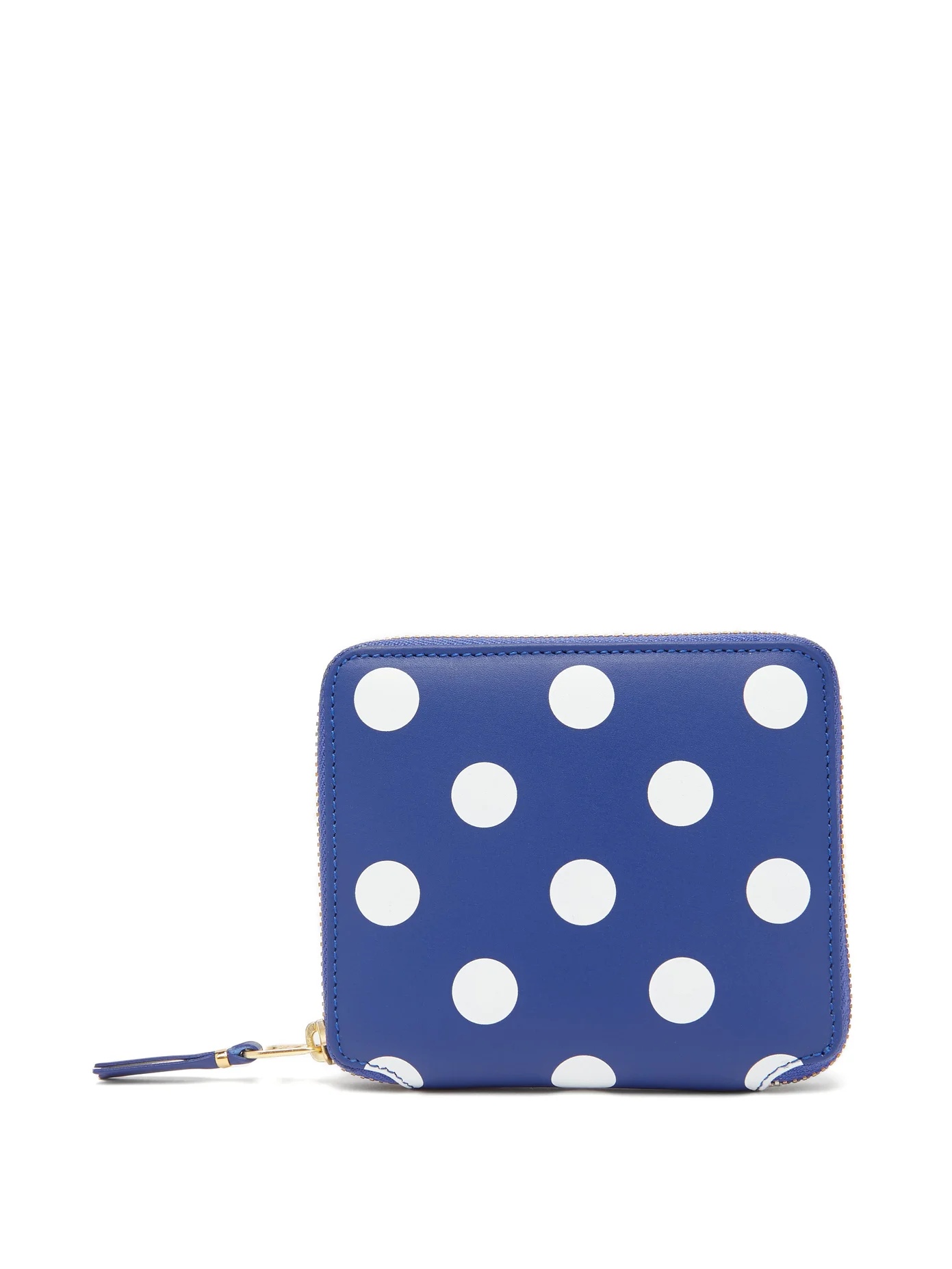 Polka-dot leather bi-fold wallet - 1