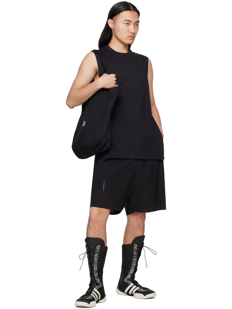 Y-3 Black Lite Wovn Shorts outlook