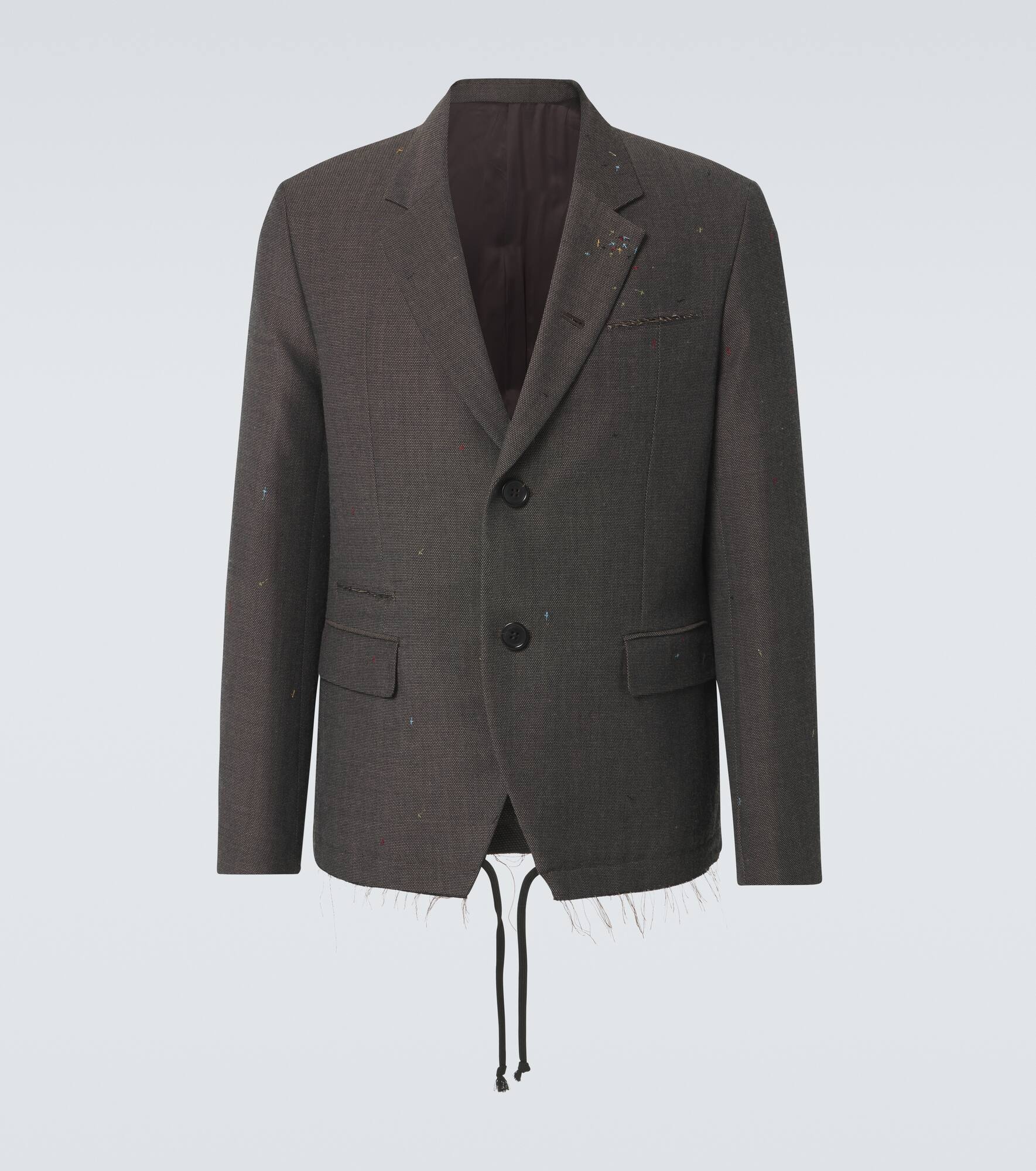 Embroidered blazer - 1