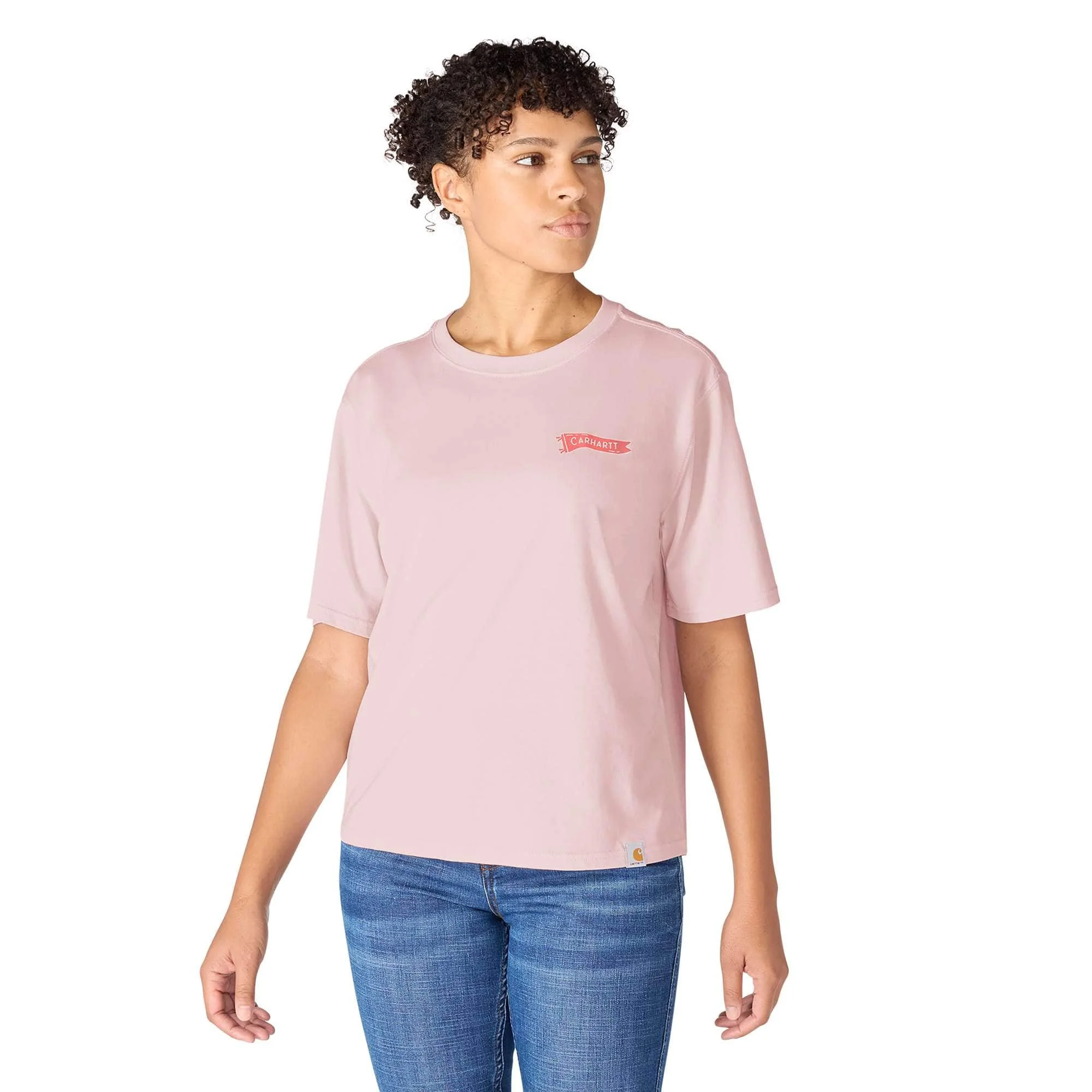 Women's TENCEL™ Fiber Series Loose Pennant Flag T-Shirt - 1