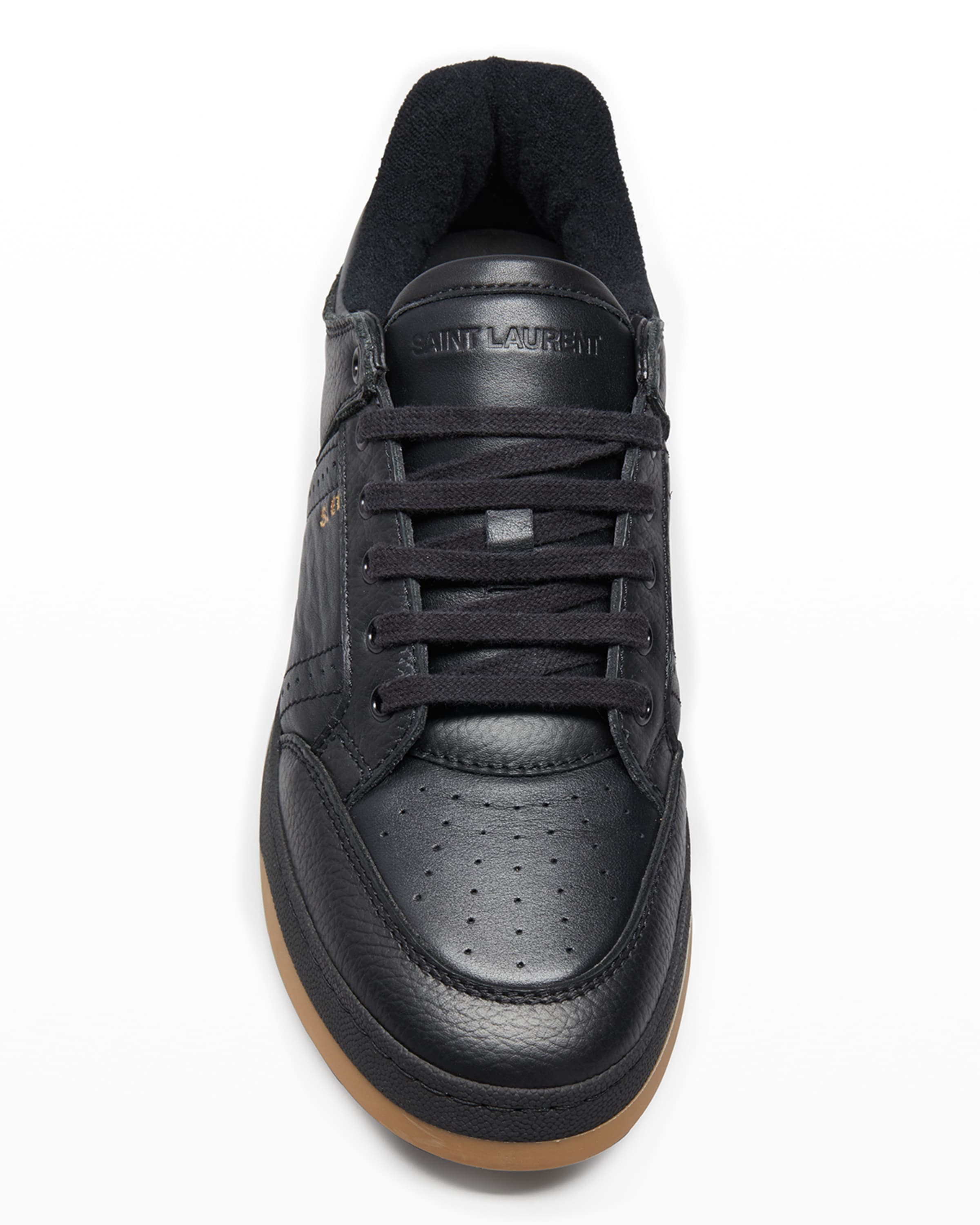 Men's SL/61 Low-Top Leather Sneakers - 5