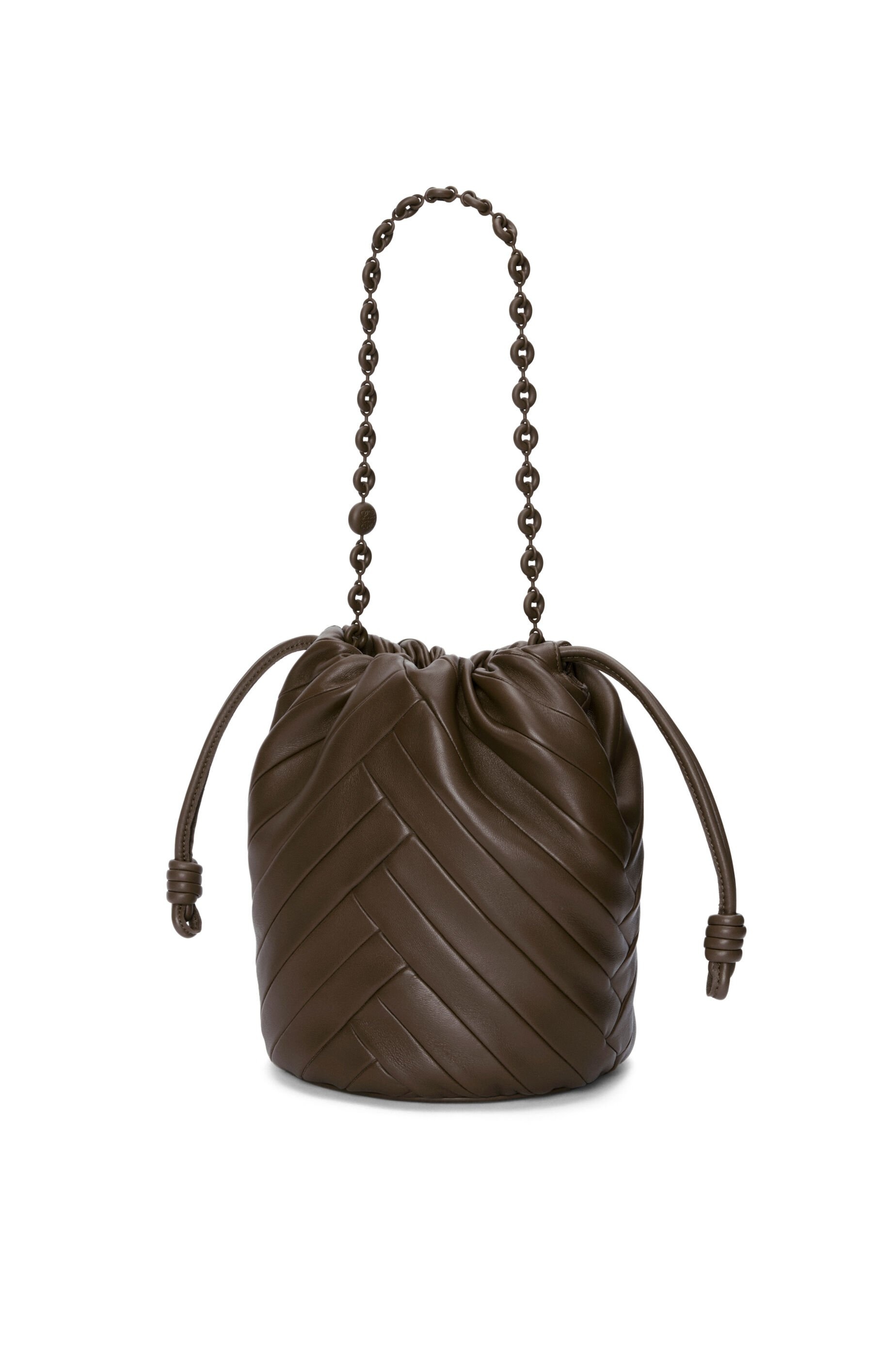 Flamenco Purse Bucket bag in mellow nappa lambskin - 5