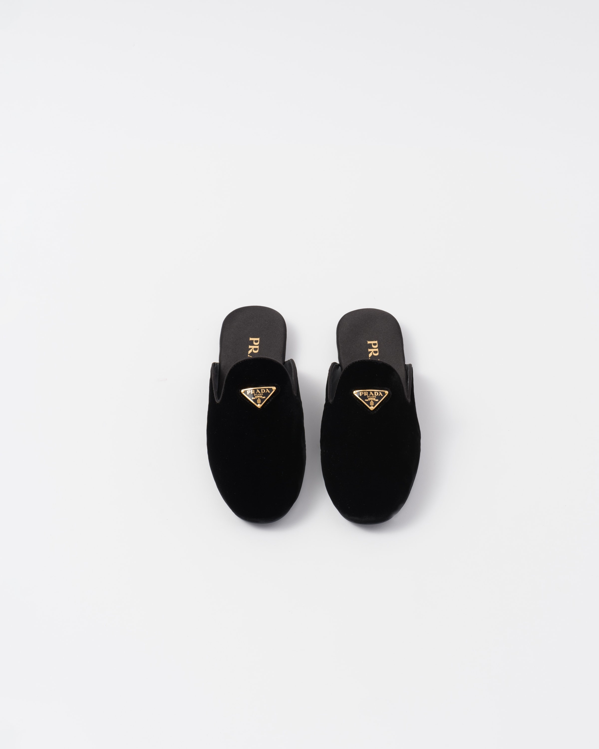 Prada Velvet slippers REVERSIBLE