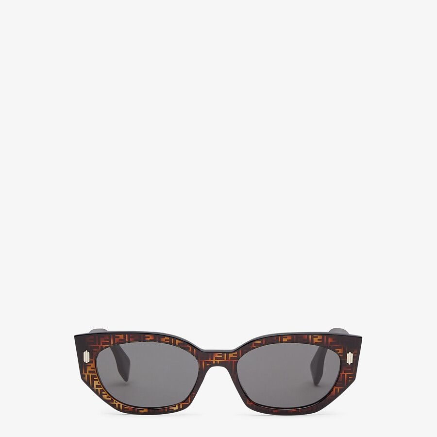 FF Havana and black acetate sunglasses - 1