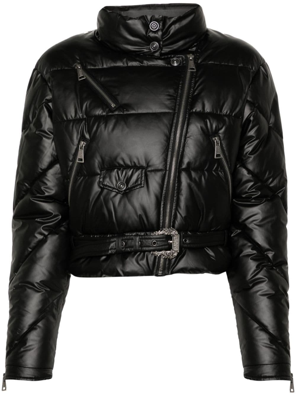 Baroque buckle puffer jacket - 1