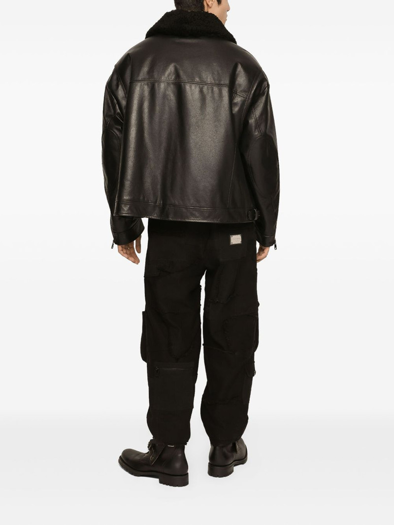 zip-up leather jacket 4