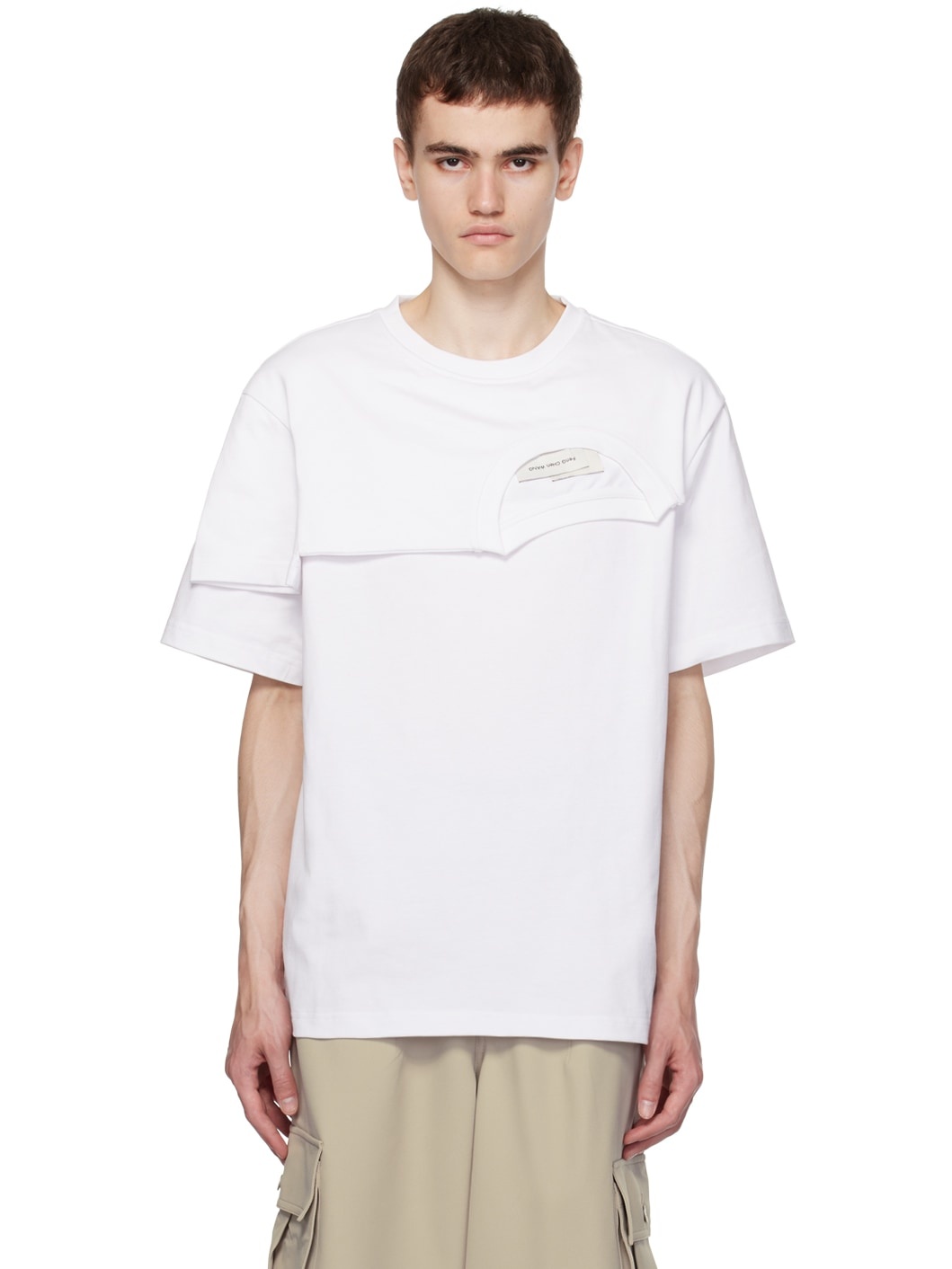 FENG CHEN WANG White Layered T-Shirt | ssense | REVERSIBLE