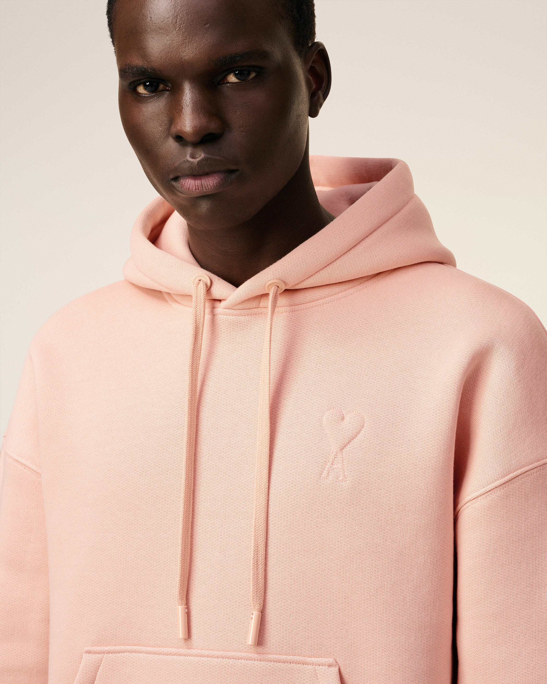 PINK COTTON AMI DE COEUR HOODIE - 4