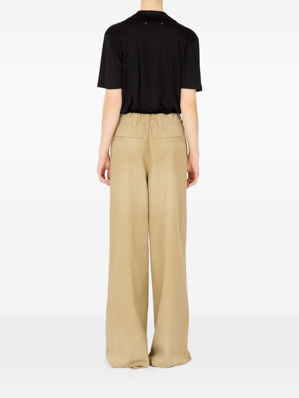 wide-leg tailored trousers - 5