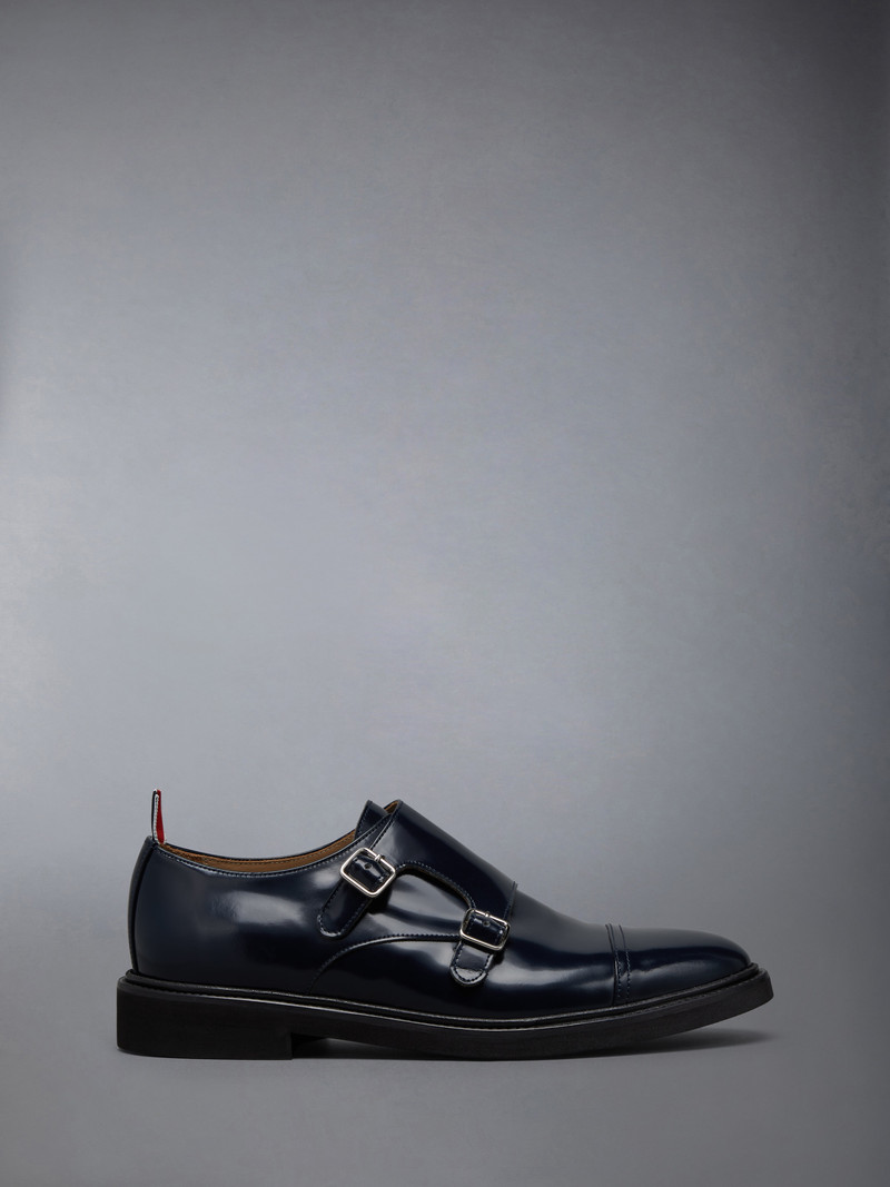 SPAZZOLATO LEATHER CAP TOE OXFORD SHOE 1