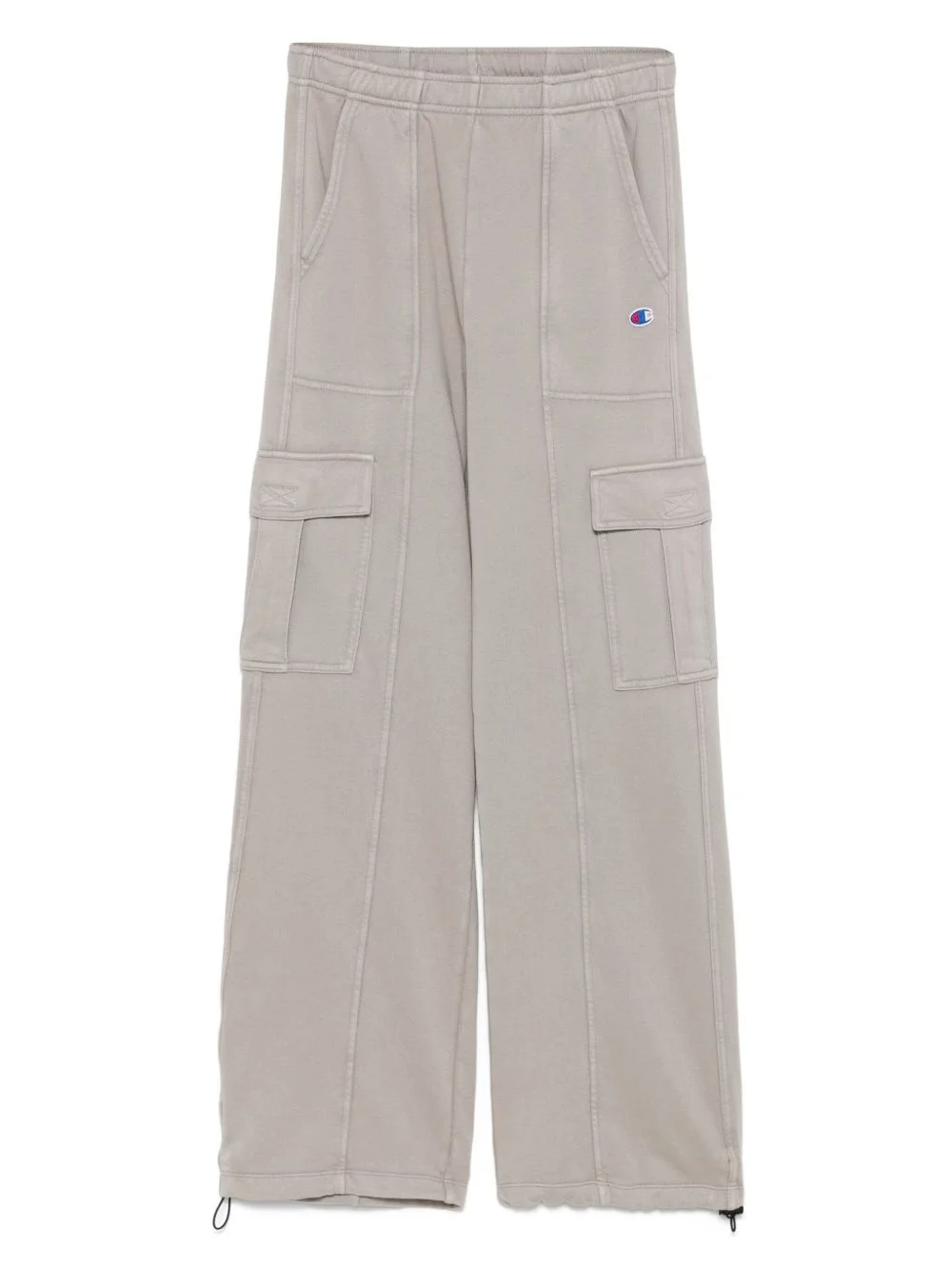 logo-appliqué cargo trousers - 1