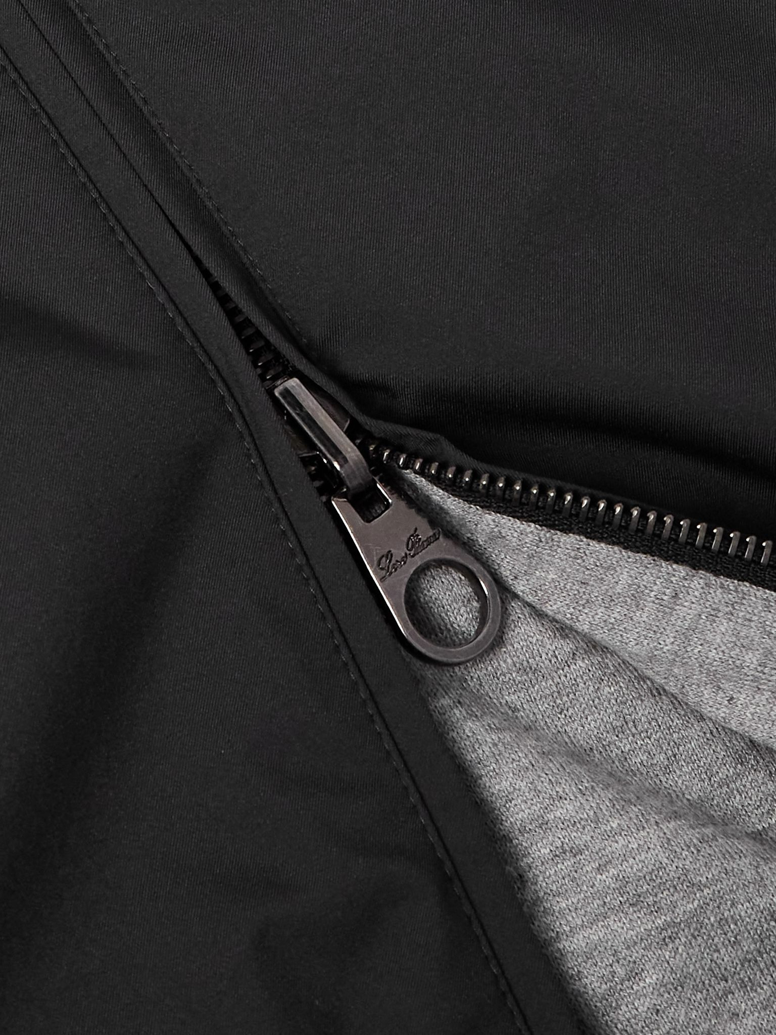 Reversible Windmate® Storm System® Nylon and Cashmere Blouson Jacket Black - 4