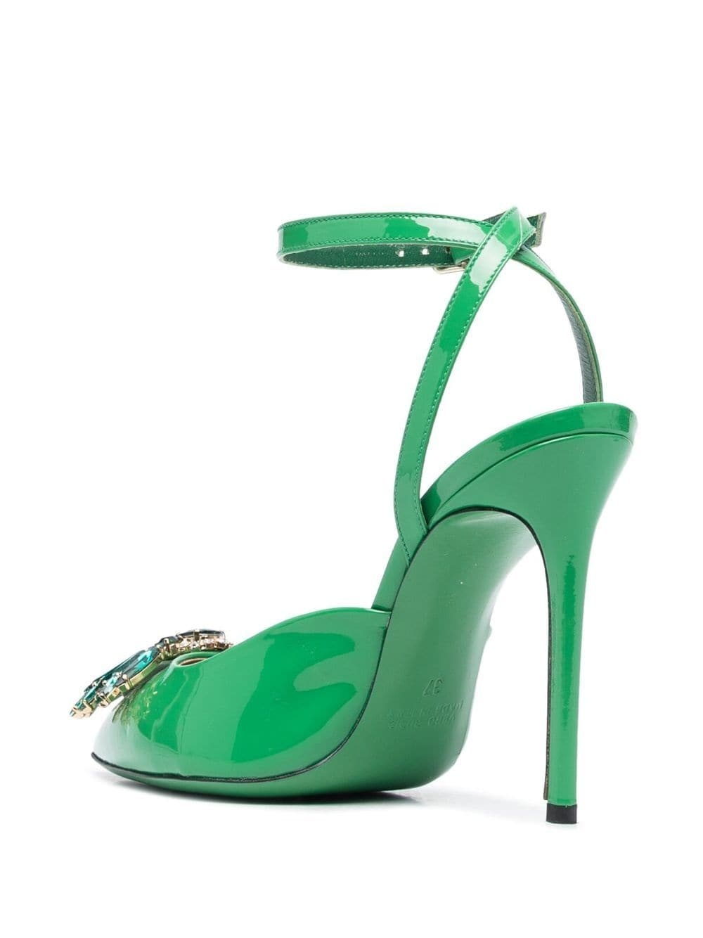 vernice 110mm crystal-embellished pumps - 3