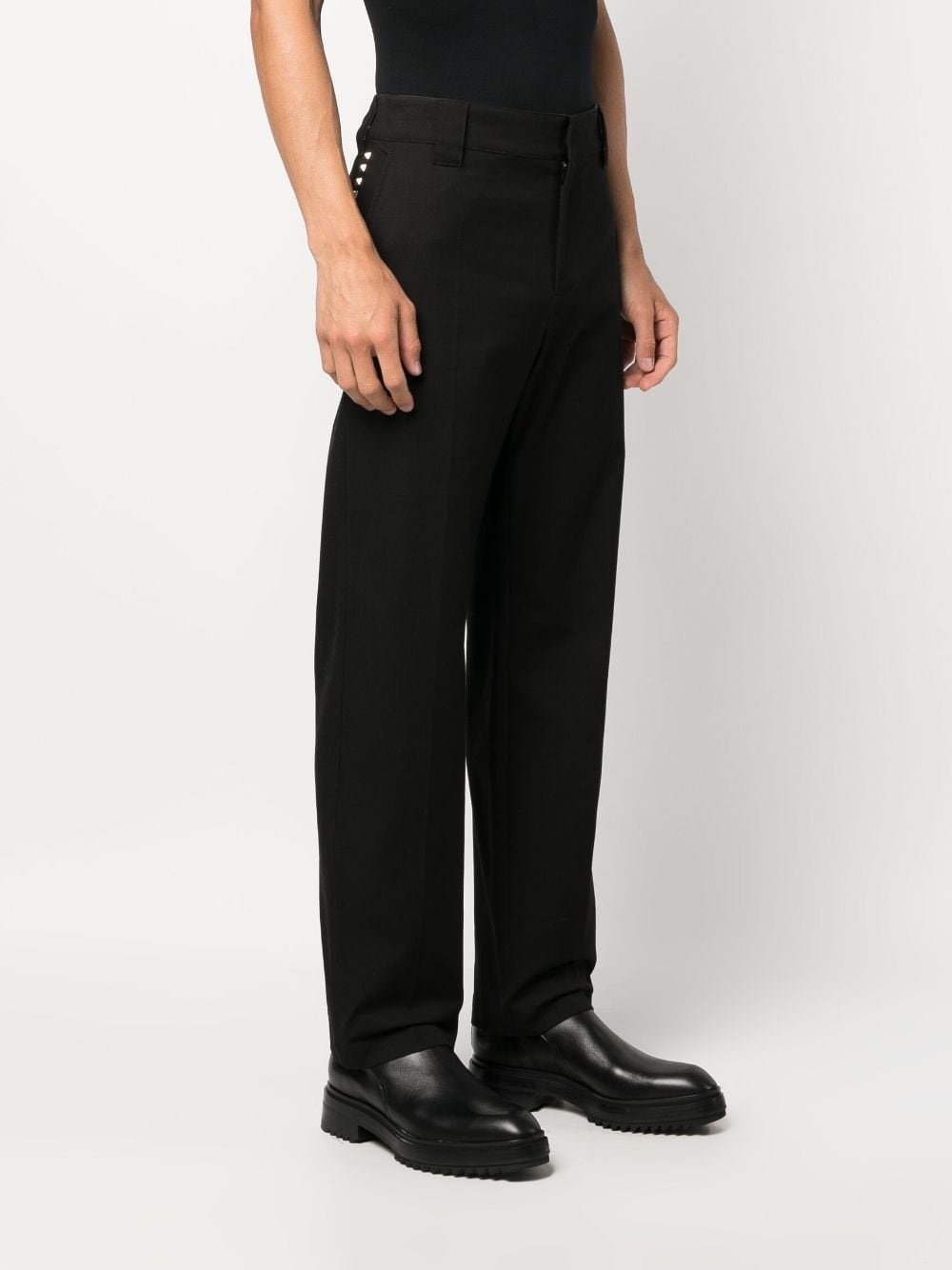 Rockstud-embellished tailored trousers - 3