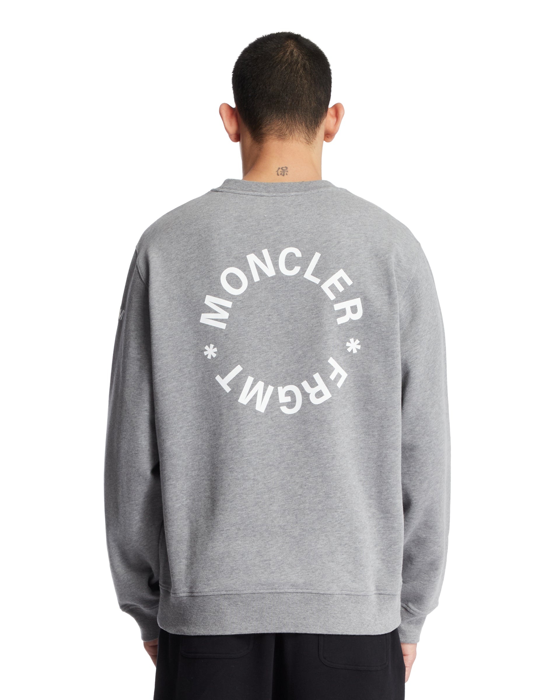Moncler Genius x FRGMT Gray Crewneck Sweatshirt - 3