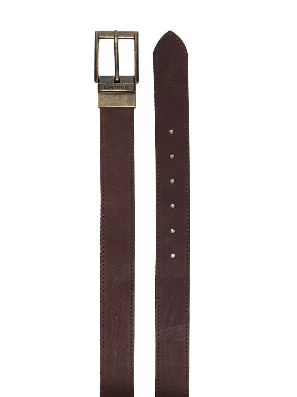 buckle leather belt - 2
