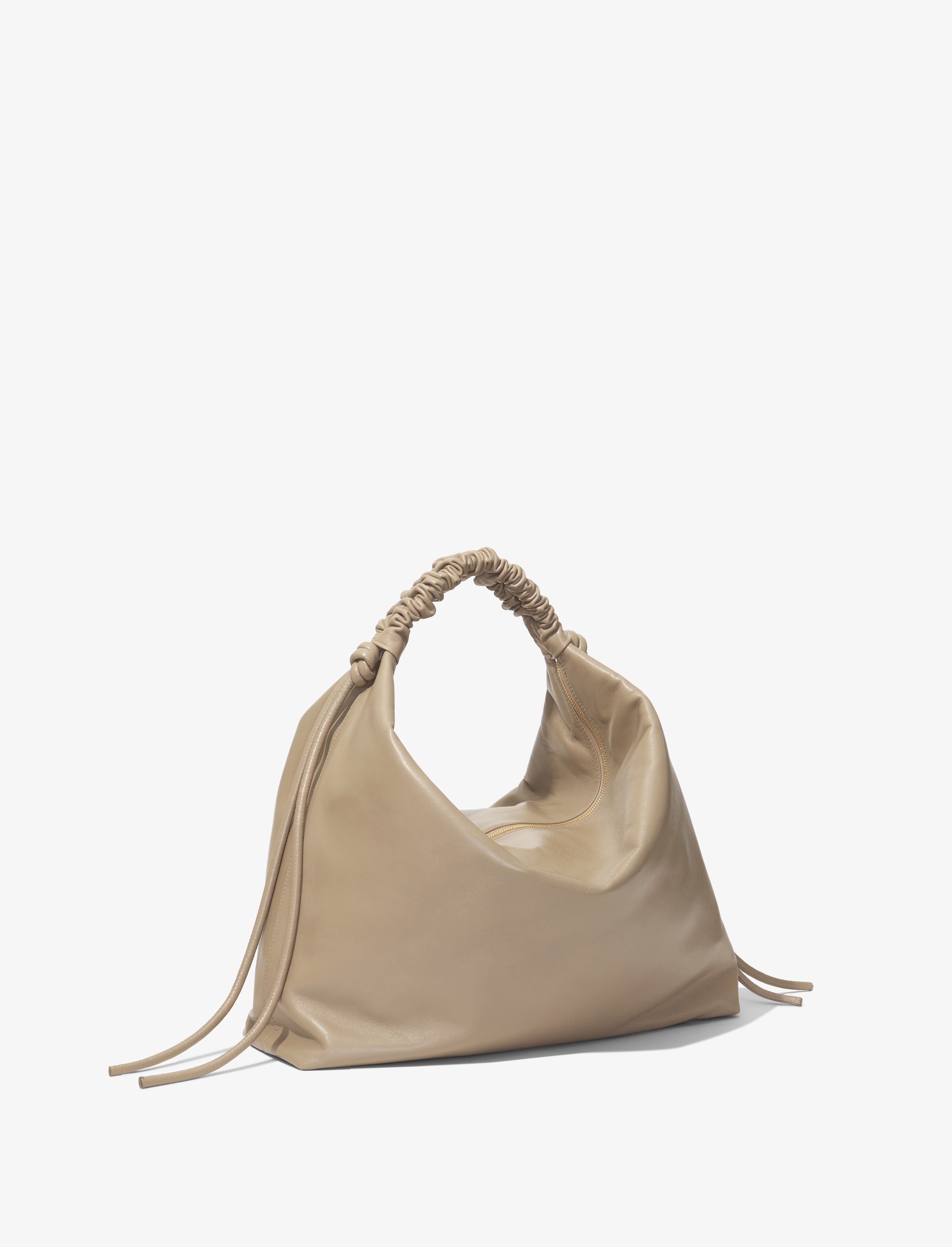 Large Drawstring Shoulder Bag - 2