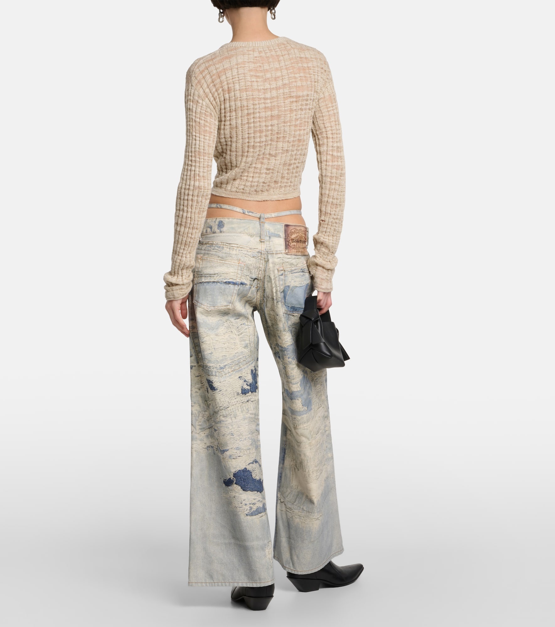 Repair mid-rise wide-leg jeans - 3