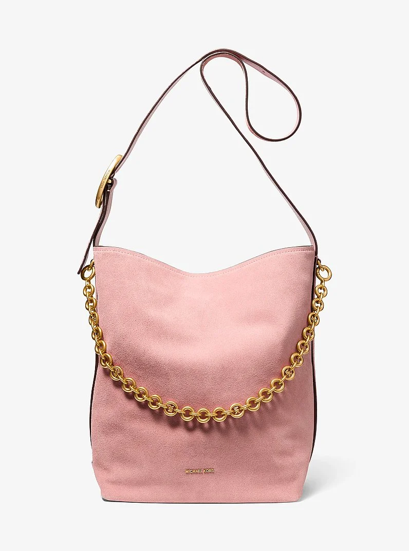 Nolita Large Suede Bucket Tote Bag - 1