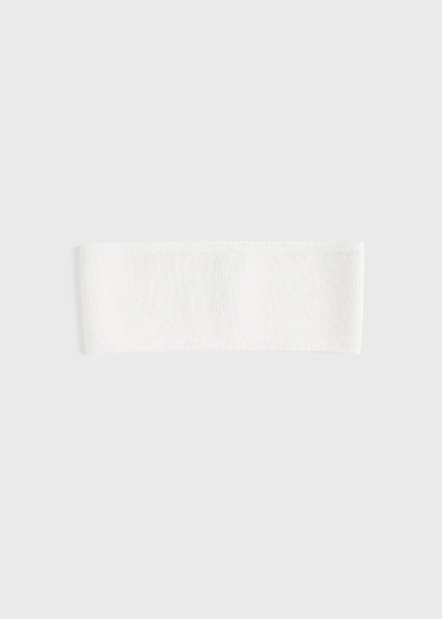 Compact knit headband white - 1