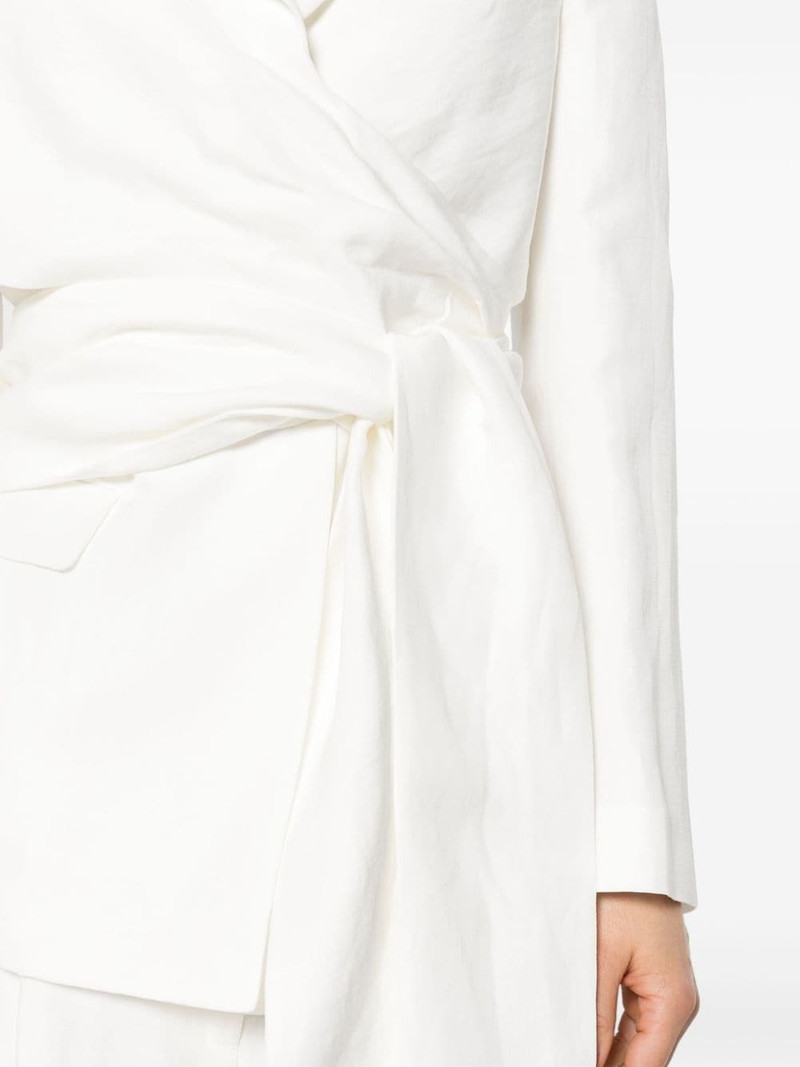 bow-detail blazer 5