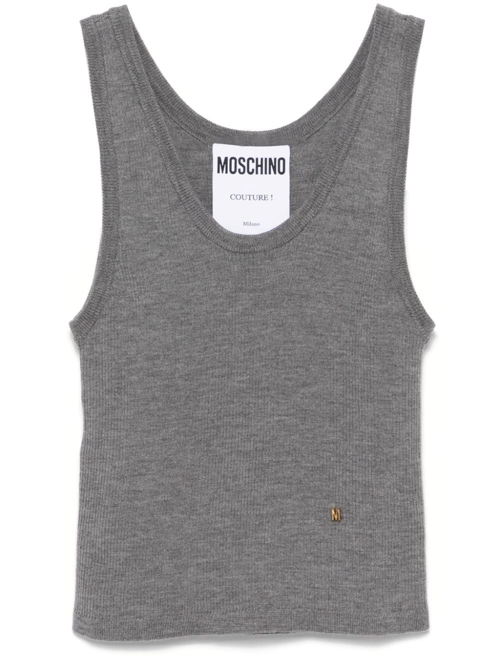 logo-lettering tank top - 1