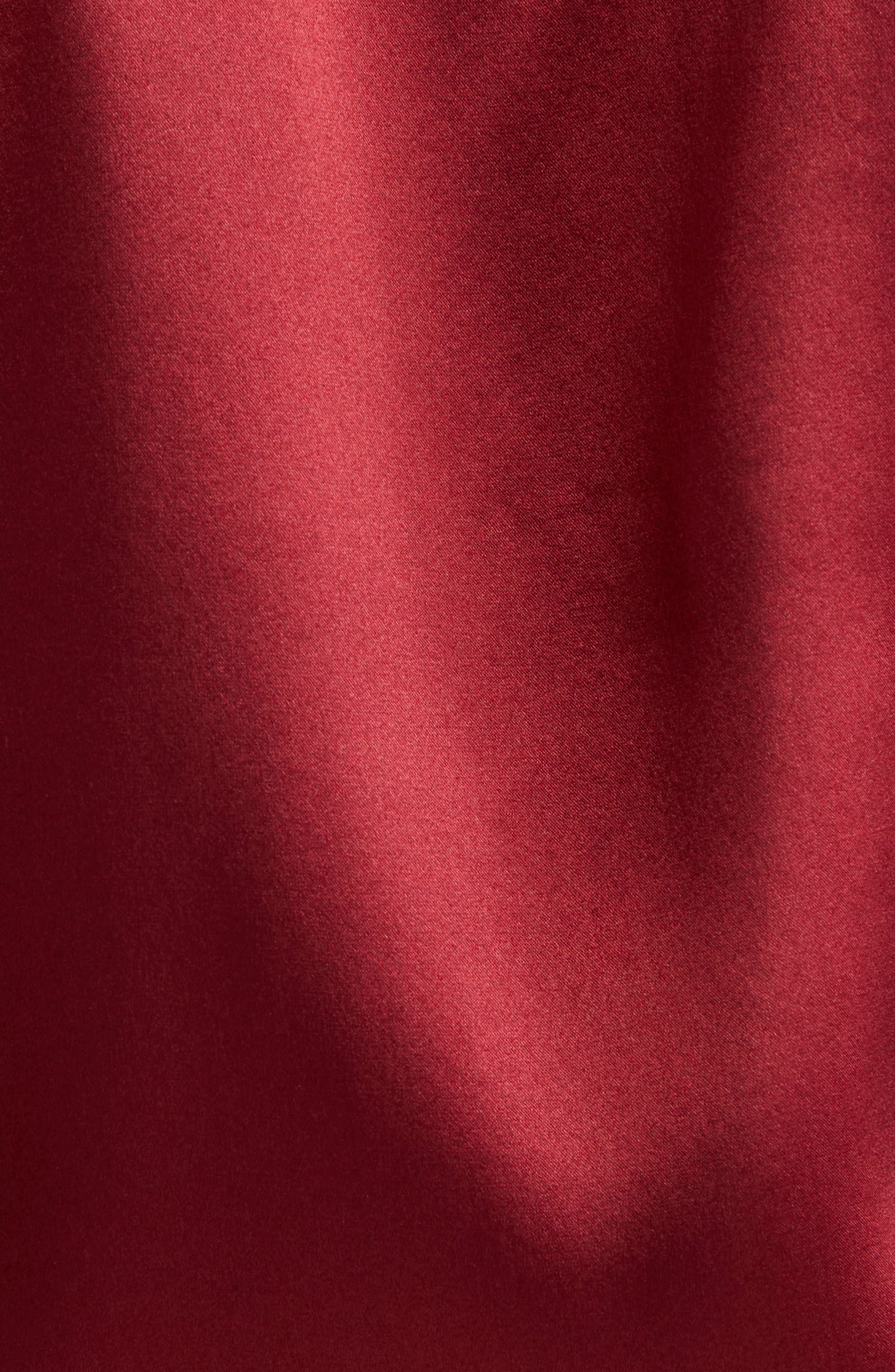 L'AGENCE Dani Silk Charmeuse Blouse in Black Cherry at Nordstrom - 7