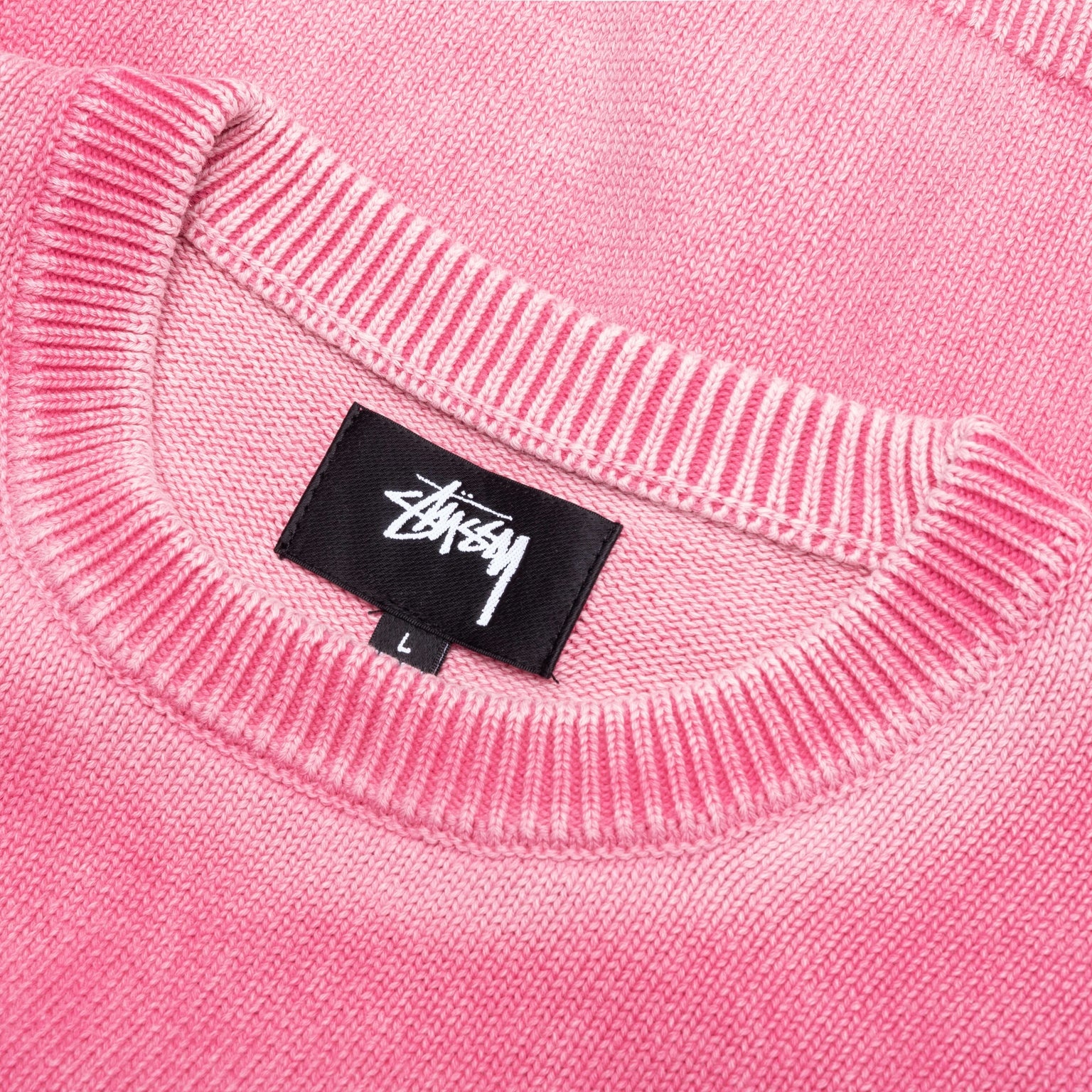 FADED COTTON CREW - PINK - 3