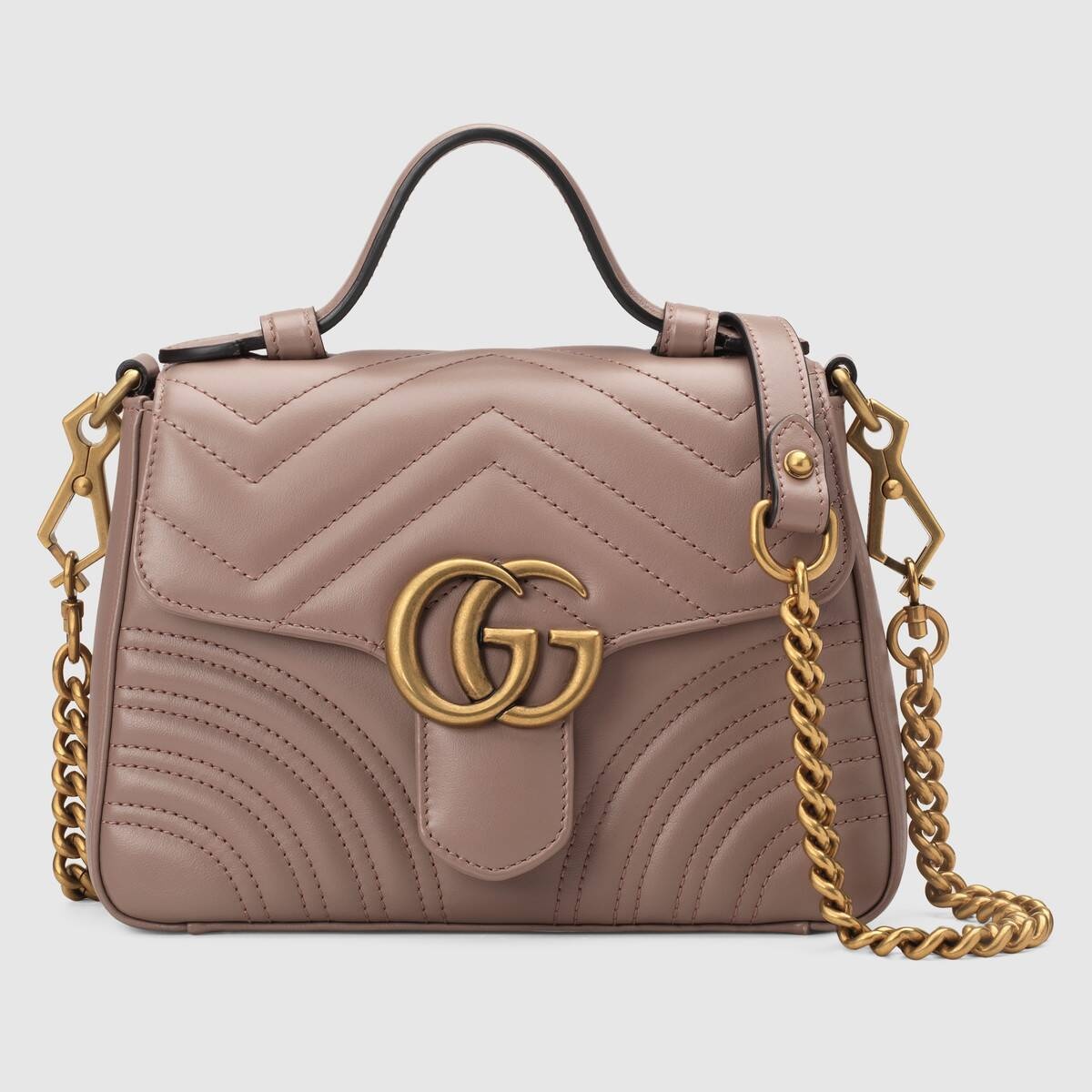 GG Marmont mini top handle bag - 1