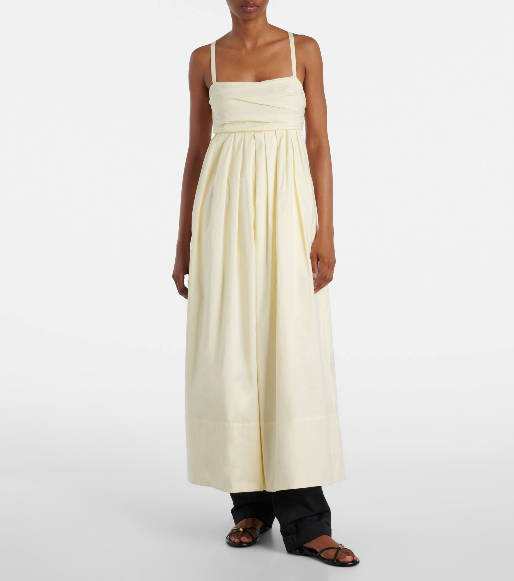White Label Claudine poplin midi dress - 2